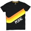 Retro Games Mens Atari Pong Wave T-Shirt Black
