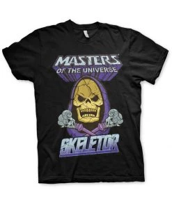 New In Retro Movies Masters Of The Universe Skeletor T-Shirt Black