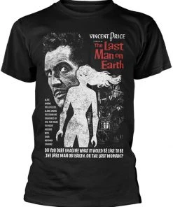 New In Retro Movies Last Man On Earth T-Shirt Black