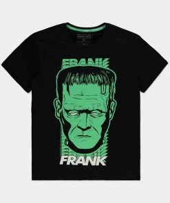 Retro Movies Mens Universal Frankenstein T-Shirt Black