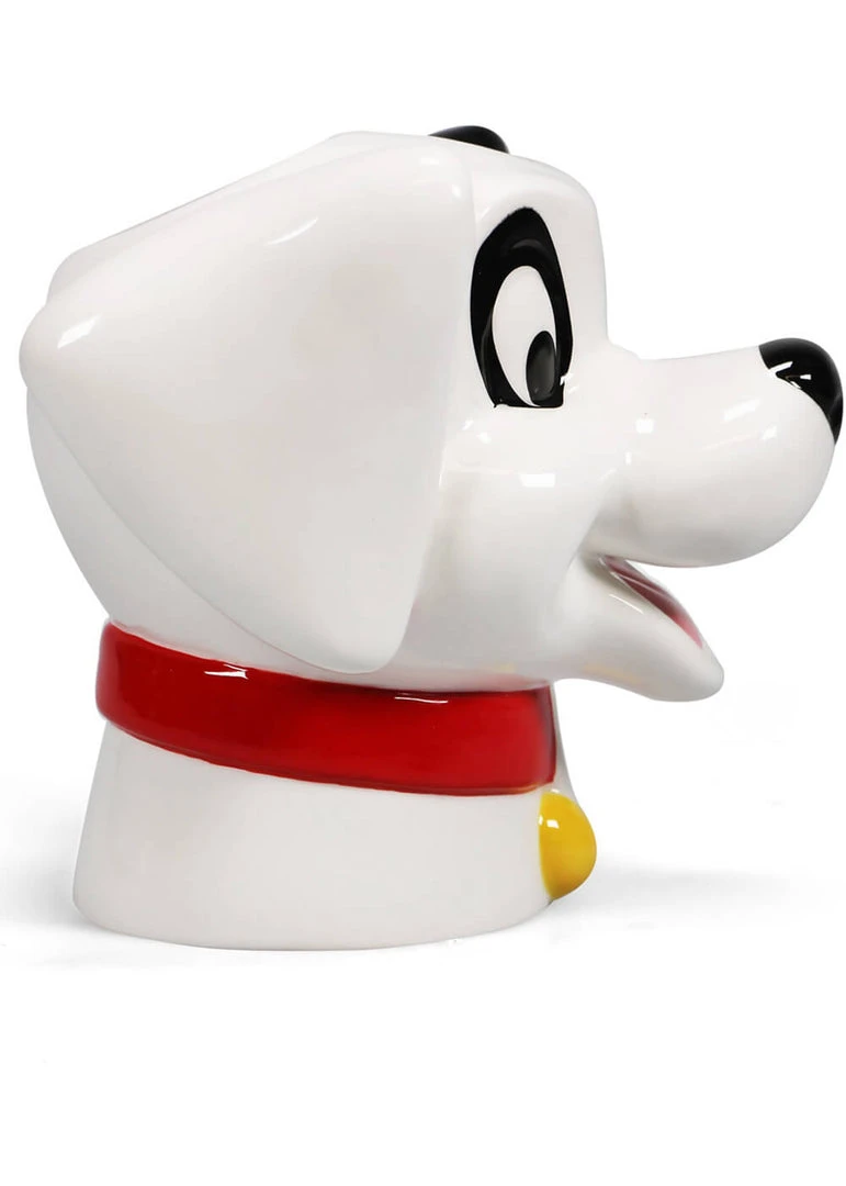 Retro Movies Disney 101 Dalmatians Patch Vase White