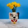 Retro Movies Disney 101 Dalmatians Patch Vase White