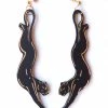 New In Rosita Bonita Pouncing Panther Earrings