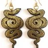 Rosita Bonita Serpent Earrings Gold