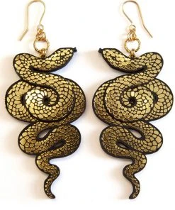 Rosita Bonita Serpent Earrings Gold