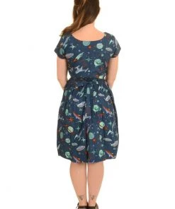 Run And Fly Run & Fly Outer Space 60's Dress Blue
