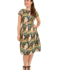New In Run And Fly Spring Bunny 60's Dress