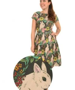 New In Run And Fly Spring Bunny 60's Dress