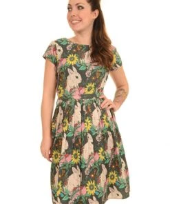 New In Run And Fly Spring Bunny 60's Dress
