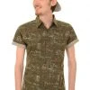 New In Run And Fly Mens Chalkboard 70's Shirt Grey