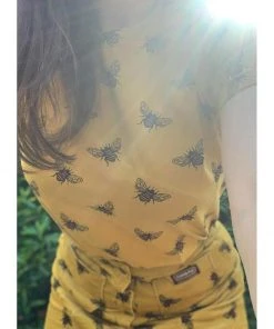 Run And Fly Run & Fly Buzzy Bee T-Shirt Mustard