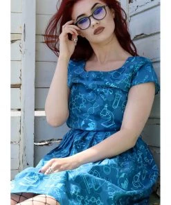 New In Run And Fly Science 50's Dress Blue