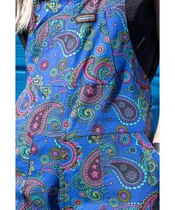 Run And Fly New In Run & Fly Paisley Dungarees Blue