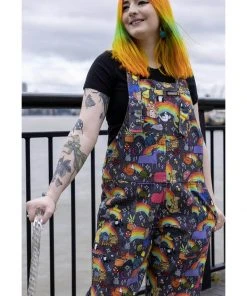 Run And Fly Run & Fly Katie Abey Positivity Dungarees Multi