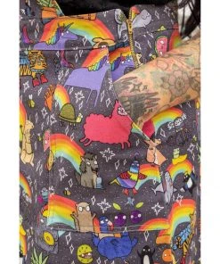 Run And Fly New In Run & Fly Katie Abey Positivity 60's Pinafore Dress Multi