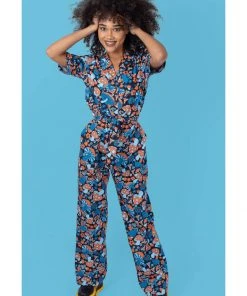 Run And Fly Run & Fly Magic Mushroom Jumpsuit Black New In