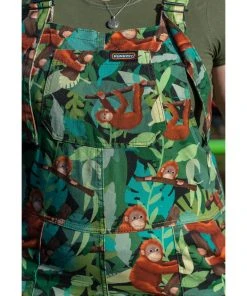 Run And Fly New In Run & Fly Orangutan Dungarees Green