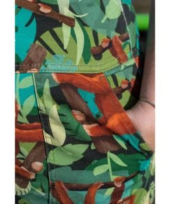 Run And Fly New In Run & Fly Orangutan Dungarees Green