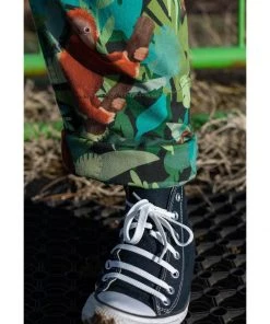 Run And Fly New In Run & Fly Orangutan Dungarees Green