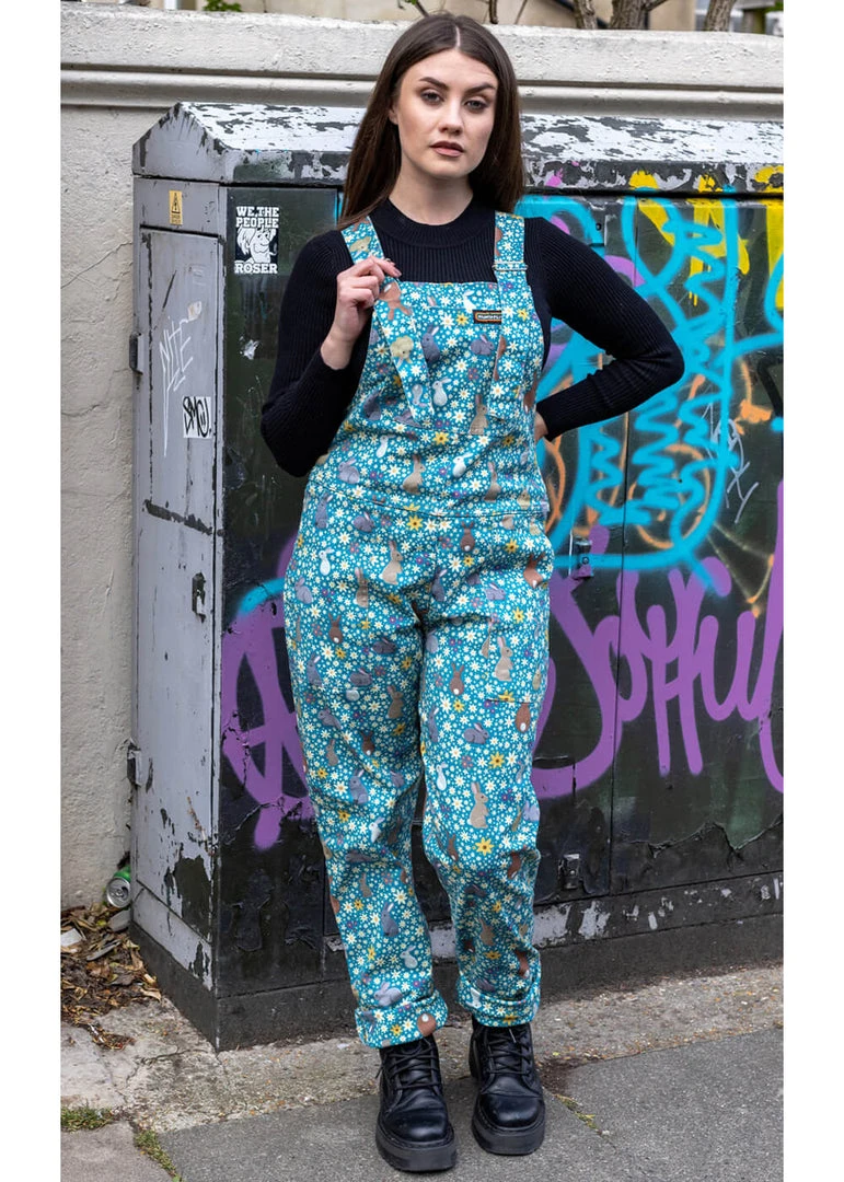 Run And Fly New In Run & Fly Rabbit Twill 60's Dungarees Multi