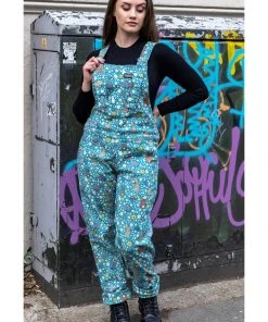 Run And Fly New In Run & Fly Rabbit Twill 60's Dungarees Multi