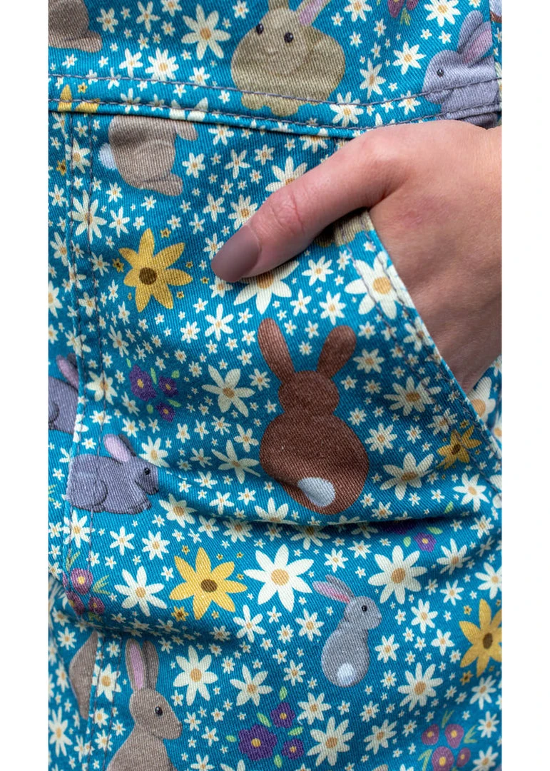 Run And Fly New In Run & Fly Rabbit Twill 60's Dungarees Multi