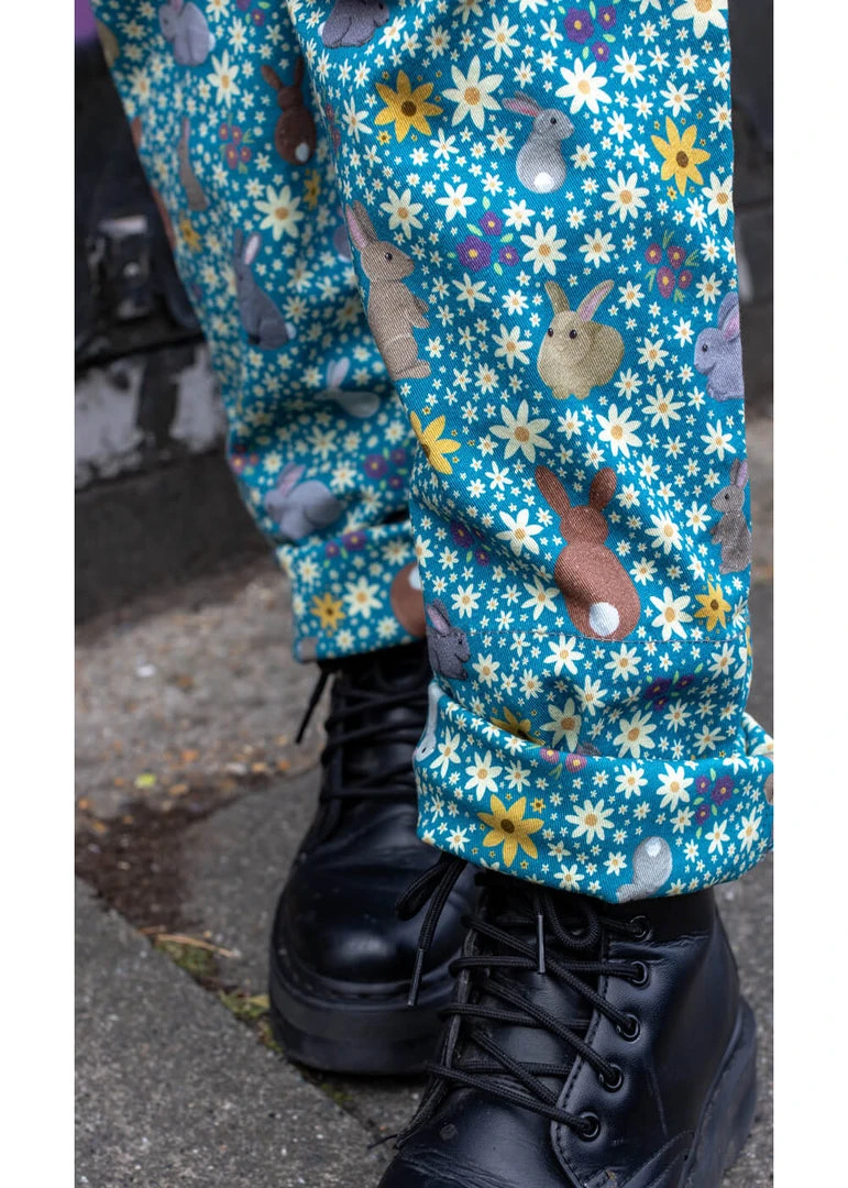 Run And Fly New In Run & Fly Rabbit Twill 60's Dungarees Multi