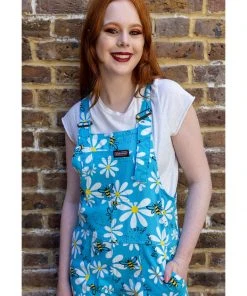 Run And Fly Run & Fly Bee Free 70's Dungarees Blue New In