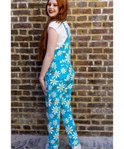 Run And Fly Run & Fly Bee Free 70's Dungarees Blue New In