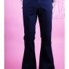 Run And Fly New In Run & Fly Mens Indigo Denim 70's Flared Trousers Blue
