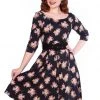 Sheen Priscilla Floral 50's Swing Dress New In