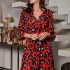 Smashed Lemon Mark My Spots 60's Dress Red Black New In