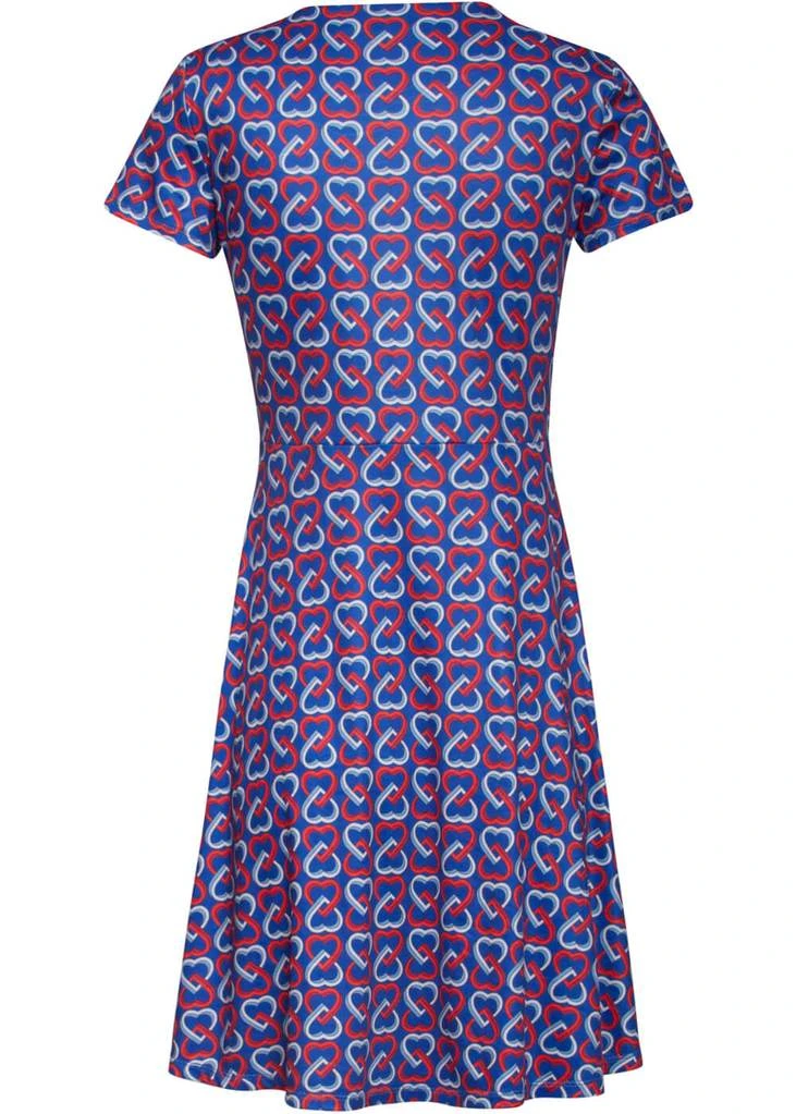 New In Smashed Lemon Power Of Love 60's A-Line Dress Blue Red
