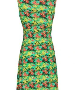 New In Smashed Lemon Merry Berry 60's A-Line Dress Turquoise