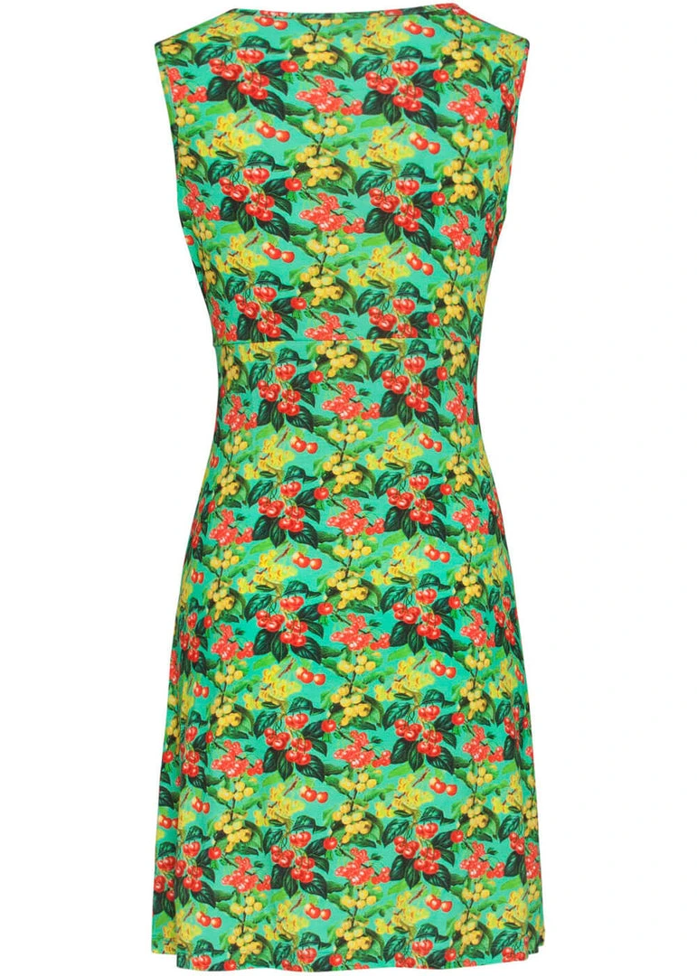 New In Smashed Lemon Merry Berry 60's A-Line Dress Turquoise