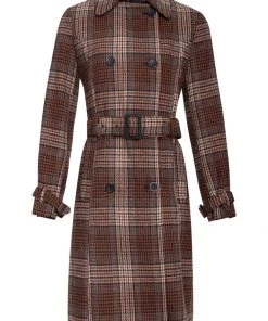 Smashed Lemon Investigate Me 60's Trenchcoat Brown New In