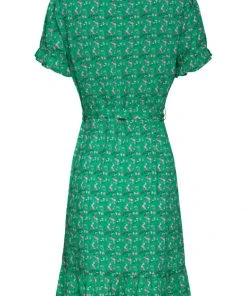 New In Smashed Lemon Dearest Daisy 60's A-Line Dress Green