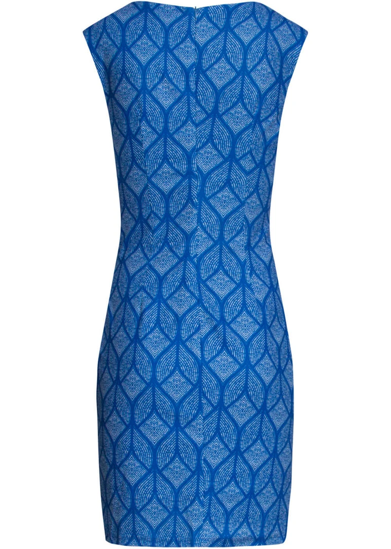 Smashed Lemon Druplet 60's Pencil Dress Blue New In