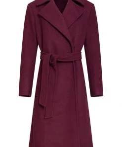 Smashed Lemon Fierce For Days 70's Coat Dark Red