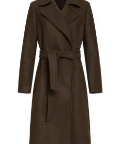 Smashed Lemon Fierce For Days 70's Coat Olive Green