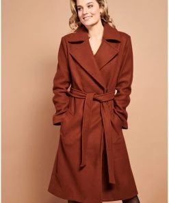 Smashed Lemon Fierce For Days 70's Coat Cognac