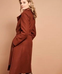 Smashed Lemon Fierce For Days 70's Coat Cognac