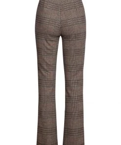 New In Smashed Lemon Model My Houndstooth 60's Trosuers Beige