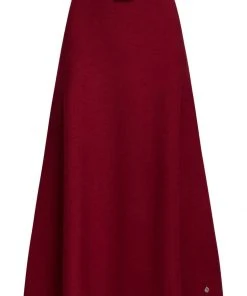 Smashed Lemon Fine Dining 70's A-Line Skirt Wine