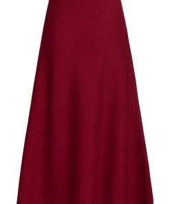 Smashed Lemon Fine Dining 70's A-Line Skirt Wine