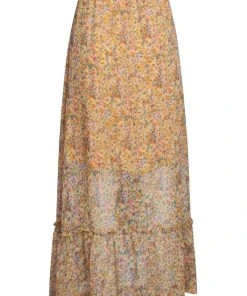 New In Smashed Lemon Flower Fields 60's Skirt Yellow