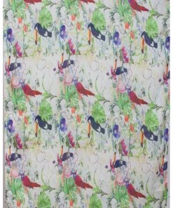 Smashed Lemon Shawl Tropical Birds New In