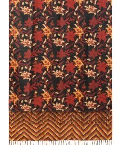 New In Smashed Lemon Storytime Floral Scarf