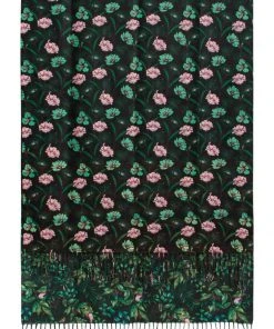 New In Smashed Lemon Rustic Floral Scarf