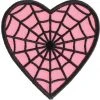 Sourpuss Webbed Heart Patch Pink New In